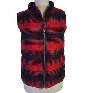 Gymboree Winter plaid Vest Coat, Jacket.